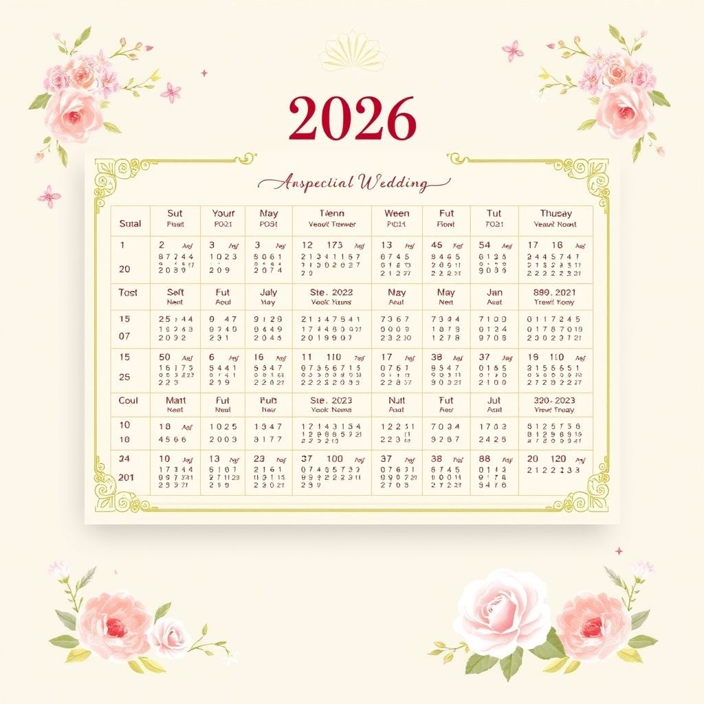 รับปฏิทินฤกษ์แต่งงาน 2569 ฟรี! เตรียมตัวให้พร้อมสำหรับวันสำคัญ